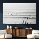 Surfer Silhouette Wall Art Canvas Print – Framed Calm Ocean by MyGreatCanvas | Canvas Wall Art Prints | Photo Prints & Wall Decor