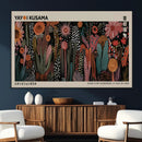 Modern Japanese Wall Art Canvas Print – Framed Abstract