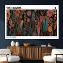 Modern Japanese Wall Art Canvas Print – Framed Abstract