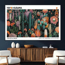 Modern Japanese Wall Art Canvas Print – Framed Abstract