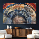 Tree Rings Wall Art Canvas Print – Framed Petrified Wood by MyGreatCanvas | Canvas Wall Art Prints | Photo Prints & Wall Decor