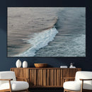 Ocean Waves Wall Art Canvas Print – Framed Coastal Serenity