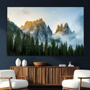 Wilderness Wall Art Canvas Print – Misty Forest Nature by MyGreatCanvas | Canvas Wall Art Prints | Photo Prints & Wall Decor