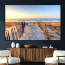 Ocean Sunset Wall Art Canvas Print – Nautical Beach