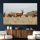 Rustic Deer Wall Art Canvas Print – Autumn Forest Woodland