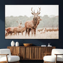 Rustic Nature Wall Art Canvas Print – Stag Woodland Framed by MyGreatCanvas | Canvas Wall Art Prints | Photo Prints & Wall Decor