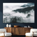 Foggy Forest Landscape Wall Art Canvas Print – Misty by MyGreatCanvas | Canvas Wall Art Prints | Photo Prints & Wall Decor