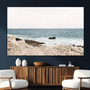 Coastal Ocean View Wall Art Canvas Print – Serene Rocky by MyGreatCanvas | Canvas Wall Art Prints | Photo Prints & Wall Decor