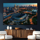 Chicago Bears Soldiers Field Wall Art Canvas Print – Framed