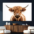 Scottish Highland Cow Canvas Print, Framed Highland Cow by MyGreatCanvas | Canvas Wall Art Prints | Photo Prints & Wall Decor