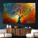 Yggdrasil Tree of Life Mosaic Stained Glass Wall Art, Tree