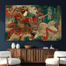 Tsukioka Yoshitoshi Samurai Wall Art – Japanese Katana by MyGreatCanvas | Canvas Wall Art Prints | Photo Prints & Wall Decor