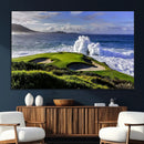 Ocean Waves Crashing Wall Art Canvas Print – Dramatic Rocky by MyGreatCanvas | Canvas Wall Art Prints | Photo Prints & Wall Decor