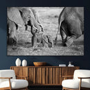 Wild Elephant Wall Art Canvas Print by MyGreatCanvas | Canvas Wall Art Prints | Photo Prints & Wall Decor