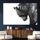 Black and White Grizzly 399 Bear Canvas Print Wall Art | by MyGreatCanvas | Canvas Wall Art Prints | Photo Prints & Wall Decor