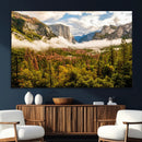 Half Dome Yosemite Canvas Wall Art – Majestic Triptych