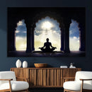 Women and Yoga Wall Art Canvas Print