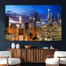Los Angeles Night Wall Art Canvas Print