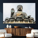 Buddha Statue Wall Art Canvas Print