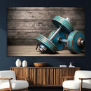 Dambell and Sport Wall Art Canvas Print by MyGreatCanvas | Canvas Wall Art Prints | Photo Prints & Wall Decor