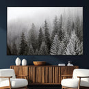 Big Foggy Forest and Misty Trees Forest Wall Art Canvas by MyGreatCanvas | Canvas Wall Art Prints | Photo Prints & Wall Decor