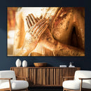 Buddha Statue Hands Wall Art Canvas Print by MyGreatCanvas | Canvas Wall Art Prints | Photo Prints & Wall Decor
