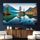 Crystal Clear Lake Wall Art | Mountains Wall Art Canvas | 3 by MyGreatCanvas | Canvas Wall Art Prints | Photo Prints & Wall Decor