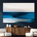 Dark Blue Abstract Wall Art Canvas Print by MyGreatCanvas | Canvas Wall Art Prints | Photo Prints & Wall Decor