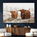 Longhorn Cattle Wall Art Canvas Print, Framed Farmhouse by MyGreatCanvas | Canvas Wall Art Prints | Photo Prints & Wall Decor