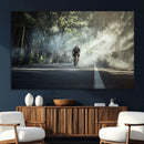 Cycling Road Bike in the Morning, Cycling Road Bike Canvas by MyGreatCanvas | Canvas Wall Art Prints | Photo Prints & Wall Decor