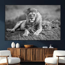 King Forest Lion Wall Art Canvas Print – Framed Majestic by MyGreatCanvas | Canvas Wall Art Prints | Photo Prints & Wall Decor