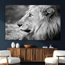 Lion Wall Art Canvas Print – Framed Majestic Wildlife by MyGreatCanvas | Canvas Wall Art Prints | Photo Prints & Wall Decor