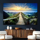 Mountain Landscape Wall Art Canvas Print by MyGreatCanvas | Canvas Wall Art Prints | Photo Prints & Wall Decor