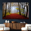 Foggy Forest Wall Art Landscape Canvas Print
