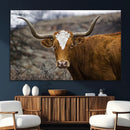 Framed Big Cow Animal Wall Art Canvas Print by MyGreatCanvas | Canvas Wall Art Prints | Photo Prints & Wall Decor