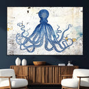 Octopus Canvas Wall Art | Coastal Marine Life Artwork for by MyGreatCanvas | Canvas Wall Art Prints | Photo Prints & Wall Decor