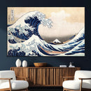 Wall Art Kanagawa Canvas Artwork Abstract Print