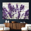 Lavender Canvas Wall Art Flower Print