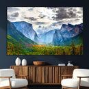 Yosemite Park Half Dome 3 Panel Canvas Print | Large Giclée by MyGreatCanvas | Canvas Wall Art Prints | Photo Prints & Wall Decor