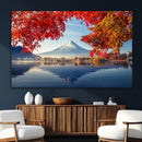 Mount Fuji Canvas Wall Art Japan Autumn Mountain Canvas