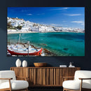 Santorini Wall Art Canvas Print