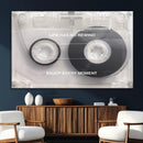 Vintage Cassette Tape Canvas Wall Art - Inspirational 'Life by MyGreatCanvas | Canvas Wall Art Prints | Photo Prints & Wall Decor