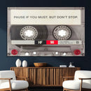 Music Cassette Iconic Wall Art Canvas Print by MyGreatCanvas | Canvas Wall Art Prints | Photo Prints & Wall Decor