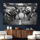 American Football Wall Art Canvas Print Framed Stadium Sport