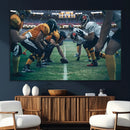 American Football Playing Wall Art Canvas Print by MyGreatCanvas | Canvas Wall Art Prints | Photo Prints & Wall Decor