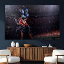 American Football Wall Art Canvas Print, Stadium Sport Wall