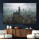 Disney Castle Wall Art Canvas Print, Living Kids Home Room