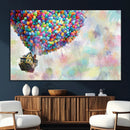 Up Pixar Poster, Look Up Pixar Wall Art, Up Pixar Canvas,