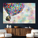 Up Pixar Poster, Look Up Pixar Wall Art, Up Pixar Canvas,