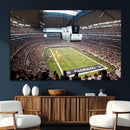 Dallas Cowboys Football Team Print - Arlington AT&T Stadium by MyGreatCanvas | Canvas Wall Art Prints | Photo Prints & Wall Decor